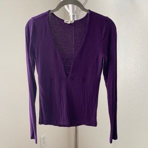 Purple Silence + Noise Long Sleeve